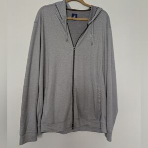 Johnnie O Water Color Florida Men's Gray Zip-Up Hoodie Sz Xl